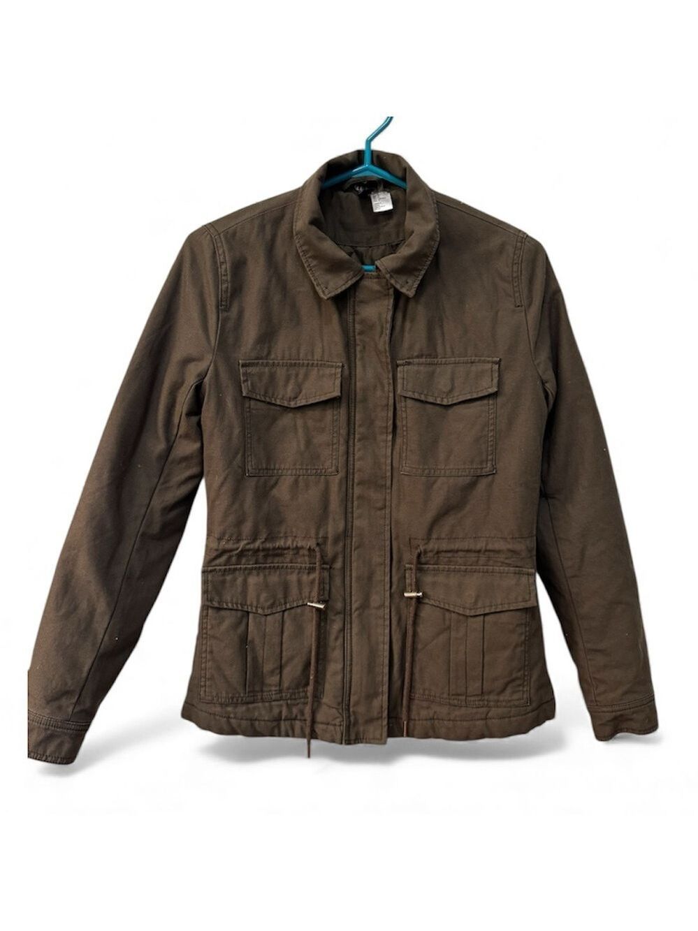 H&M Divided Olive Utility Jacket Women's Size 4